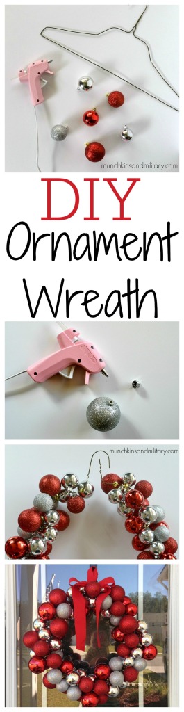 Pinable DIY ornament wreath image