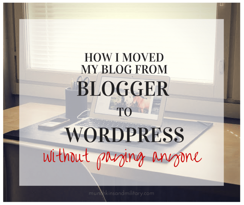 How I Moved From Blogger to WordPress
