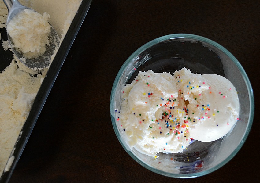 Homemade Ice Cream with KitchenAid Ice Cream Bowl