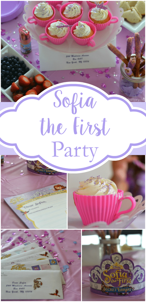 Sofia the First letter writing party - ideas and inspiration