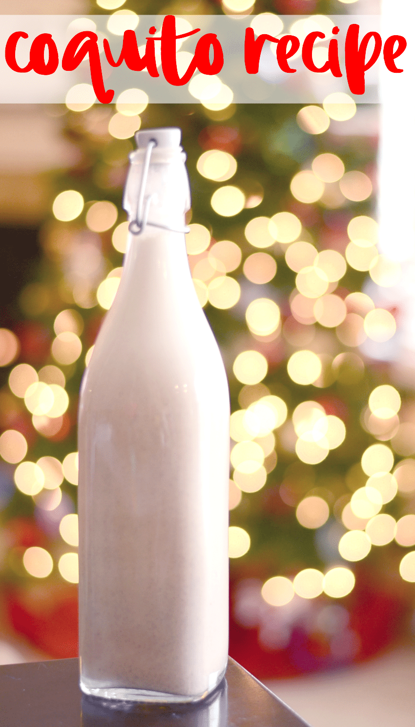 Coquito Recipe - a tradtional Puerto Rican holiday drink! 
