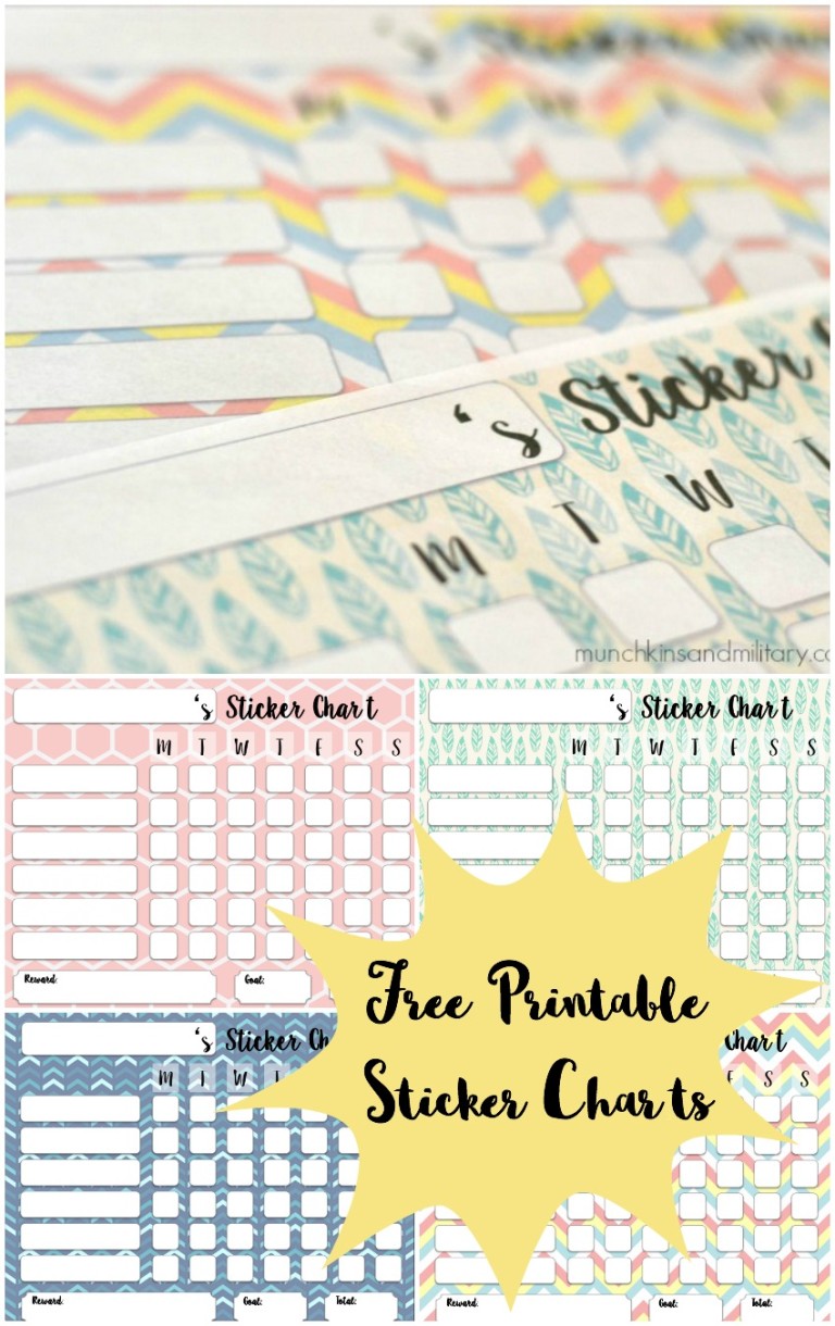 Behavior Sticker Chart - Three Little Ferns - Family Lifestyle Blog