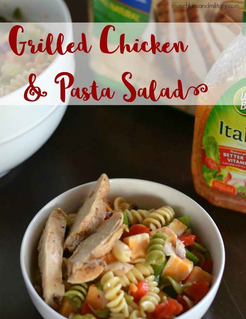 #ad Easy Grilled Chicken & Pasta Salad Recipe