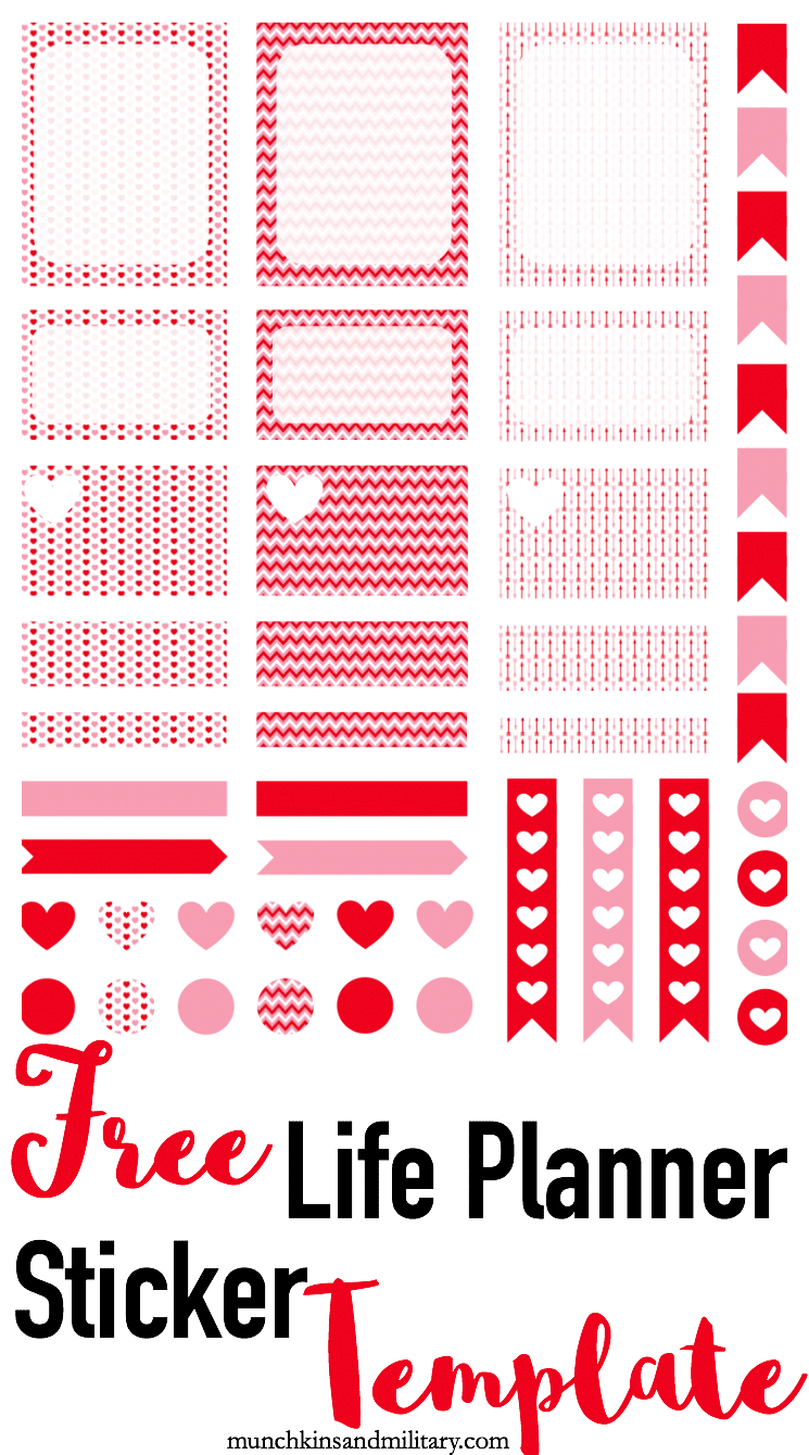 Valentine's Day Planner Stickers – Home Faith Family , LLC