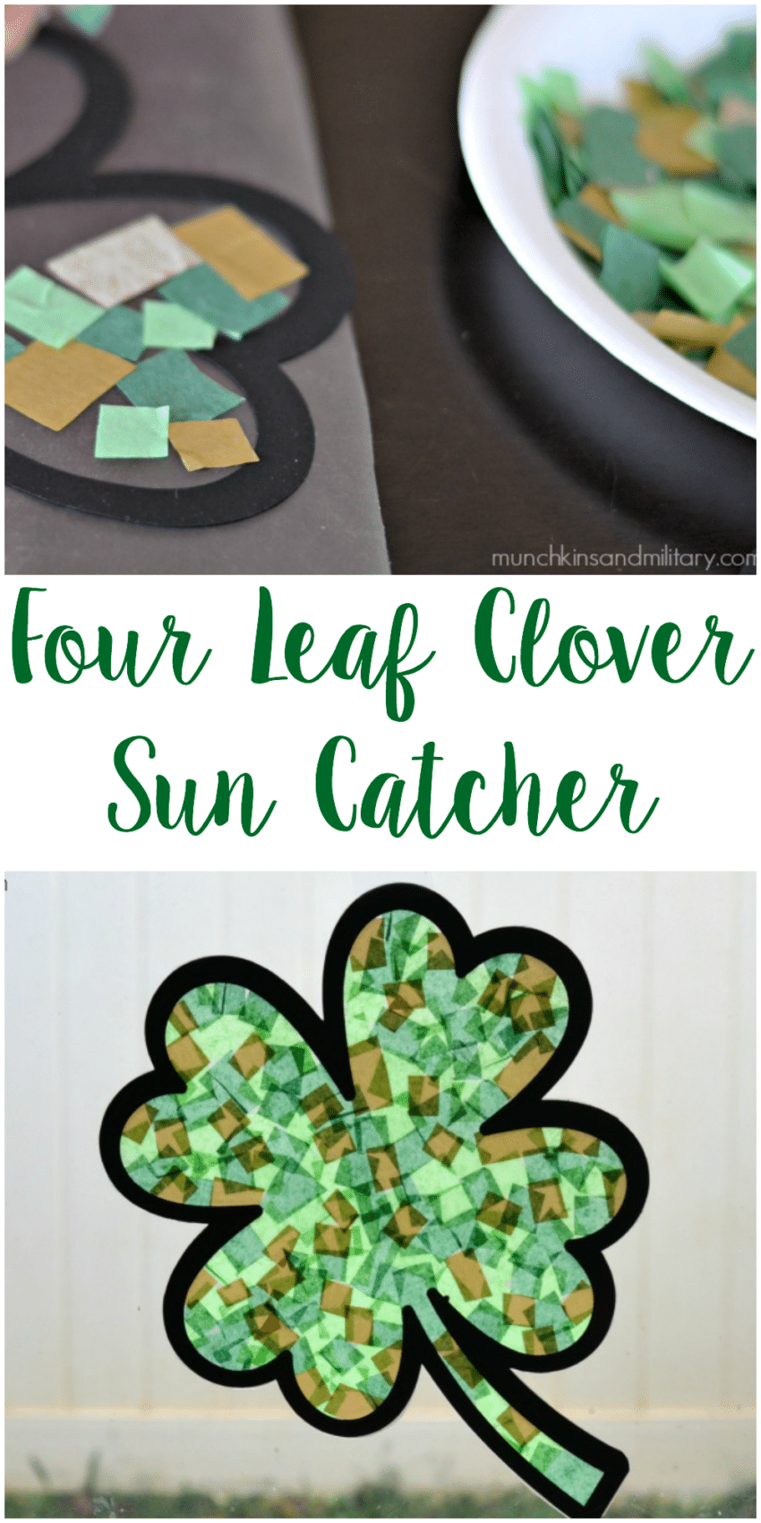 Details about    Sun Catcher Crystal Four Leaf Clover Wood Fair Trade Quatrefoil Decoration 5" 