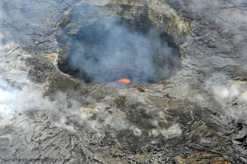 Lava from helicopter volcano tour - Hilo, Big Island - Hawaii