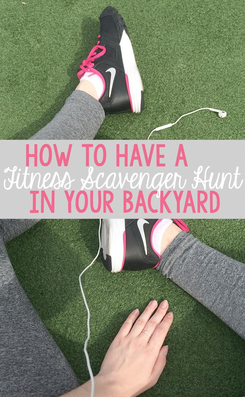 How to have a fitness scavenger hunt in your backyard