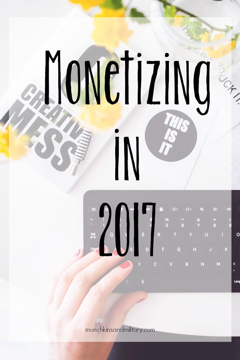 Monetizing My Blog in 2017