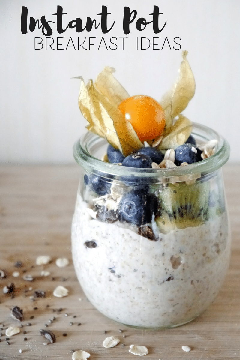 Instant Pot Breakfast Ideas - Chia Pudding