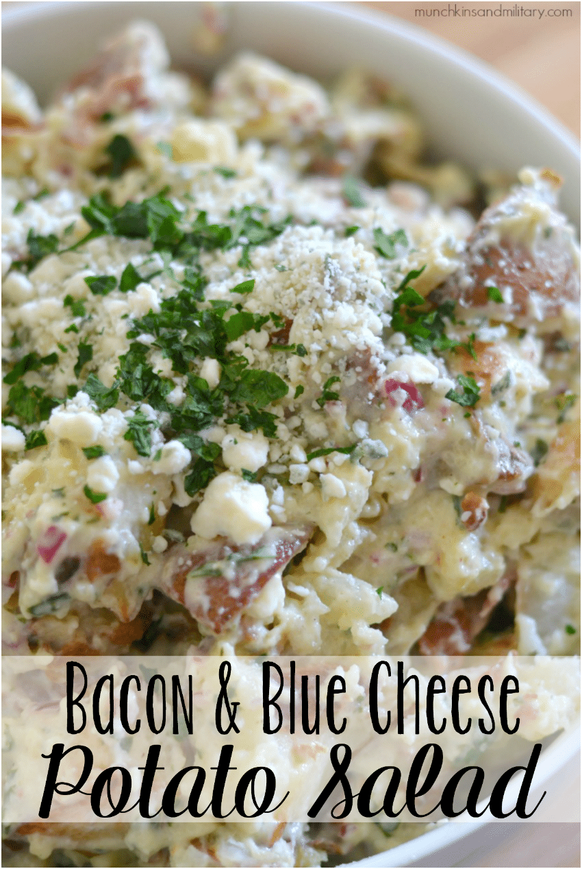 Bacon & blue cheese potato salad recipe
