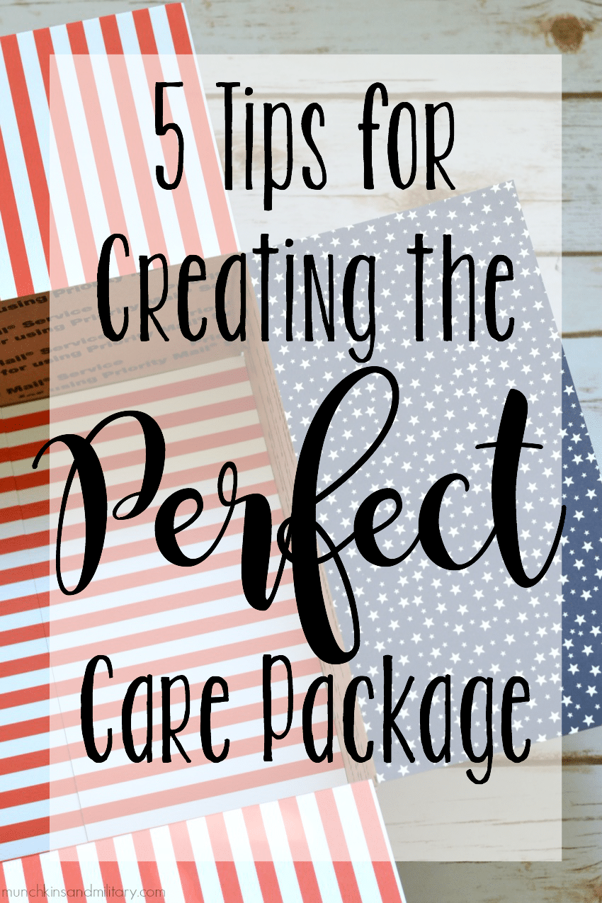 5 tips for creating the perfect military care package