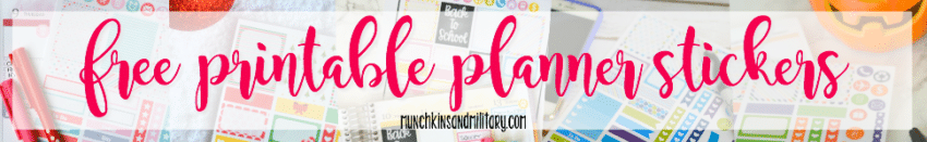 Can't get enough of these FREE printable planner stickers? Get them ALL here! 
