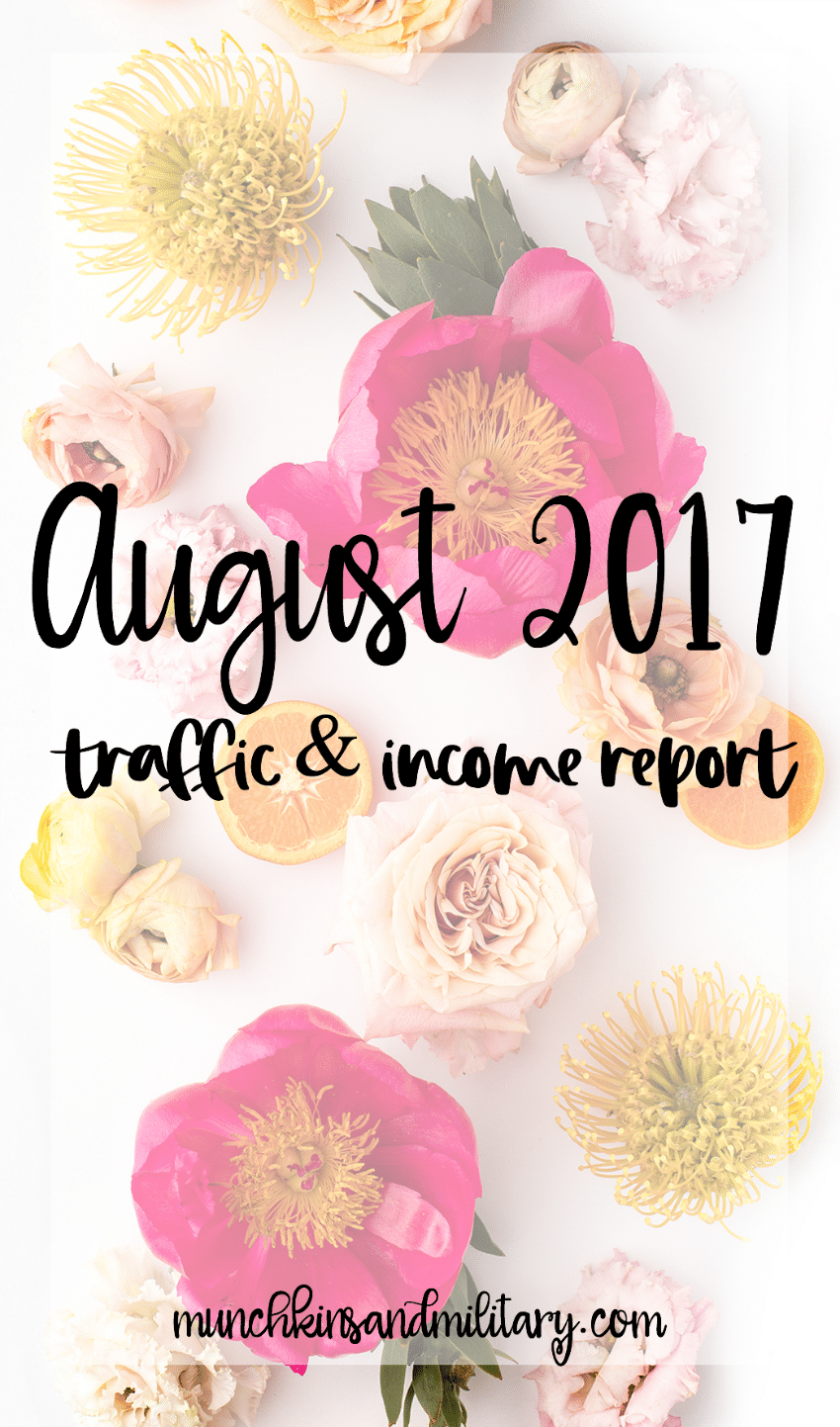 August 2017 Traffic and Income Report