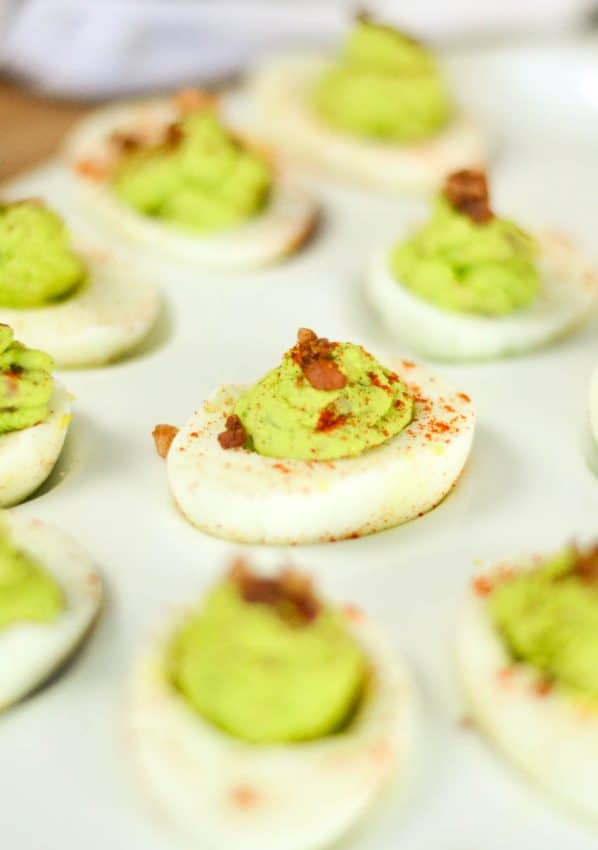 Avocado and Bacon Deviled Eggs + Tips For Perfect Hard Boiled Eggs