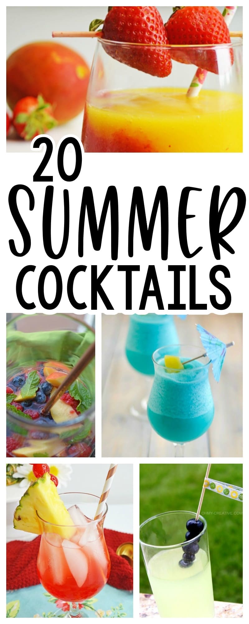 20 Summer cocktail recipes to help keep the party going all season long!