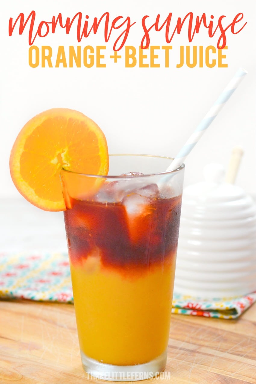 Orange + Beet Morning Sunrise Juice