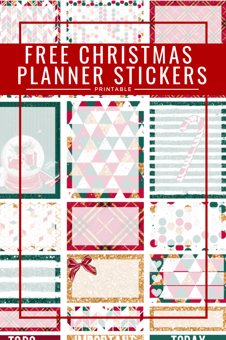 Free Printable Christmas Planner Stickers - Three Little Ferns - Family  Lifestyle Blog