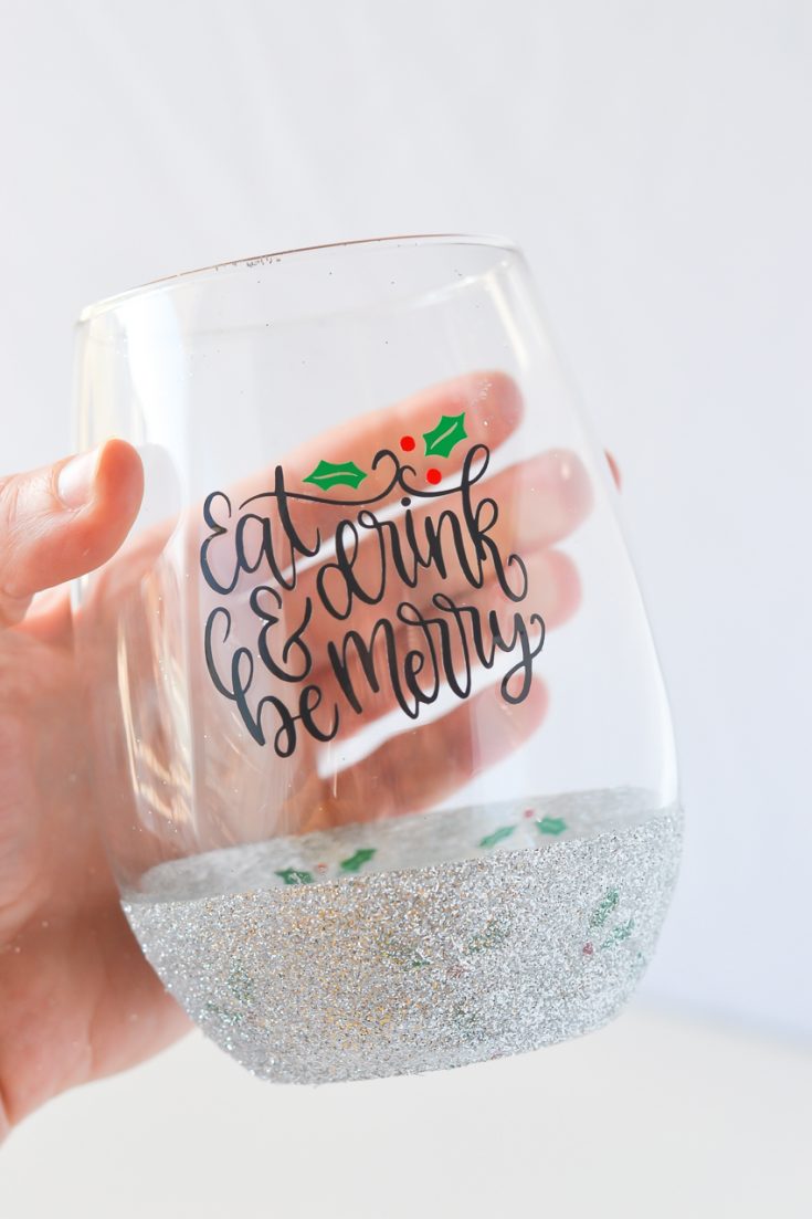 Peek-a-Boo Wine Glass DIY Craft - Three Little Ferns - Family Lifestyle