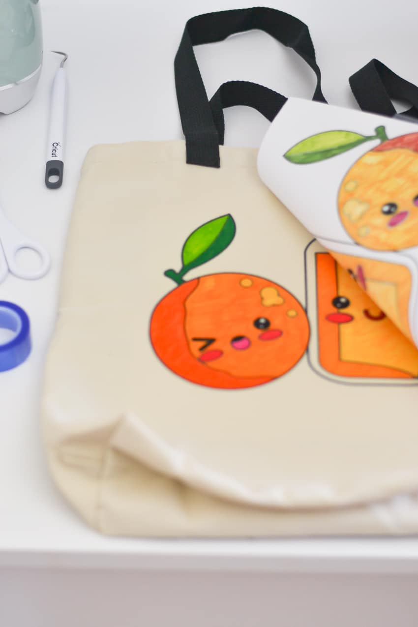 DIY Grocery Tote Bag with Cricut Infusible Ink - The Cards We Drew