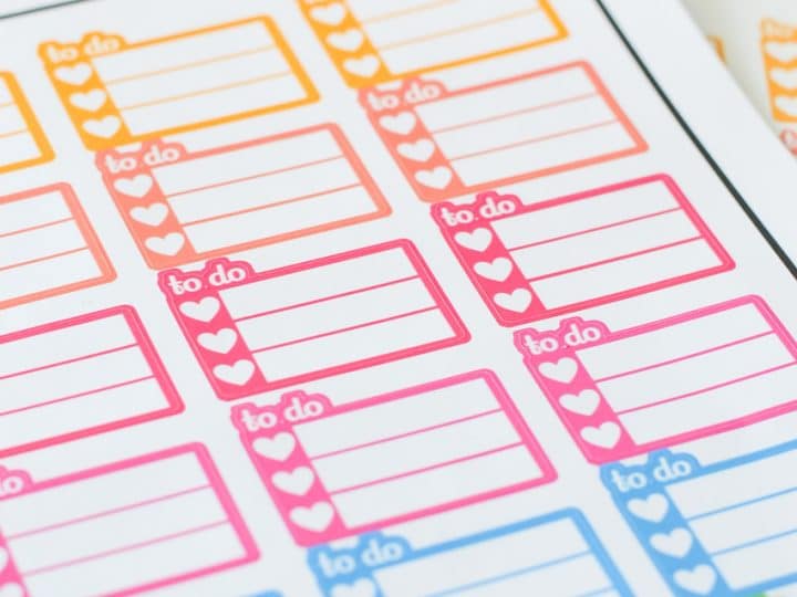 Colorful Planner Stickers –