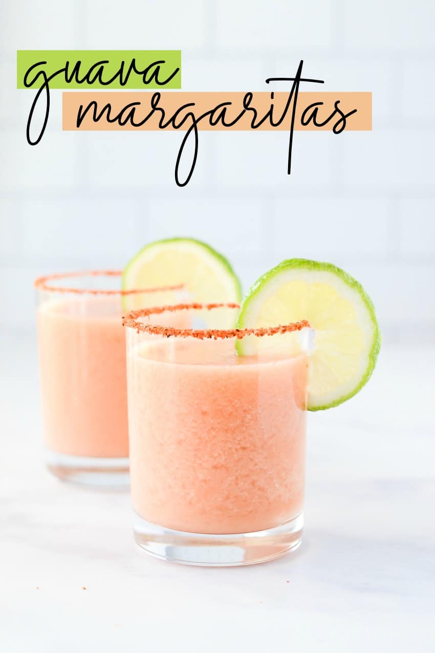 Frozen Guava Margarita Recipe Three Little Ferns Family Lifestyle Blog