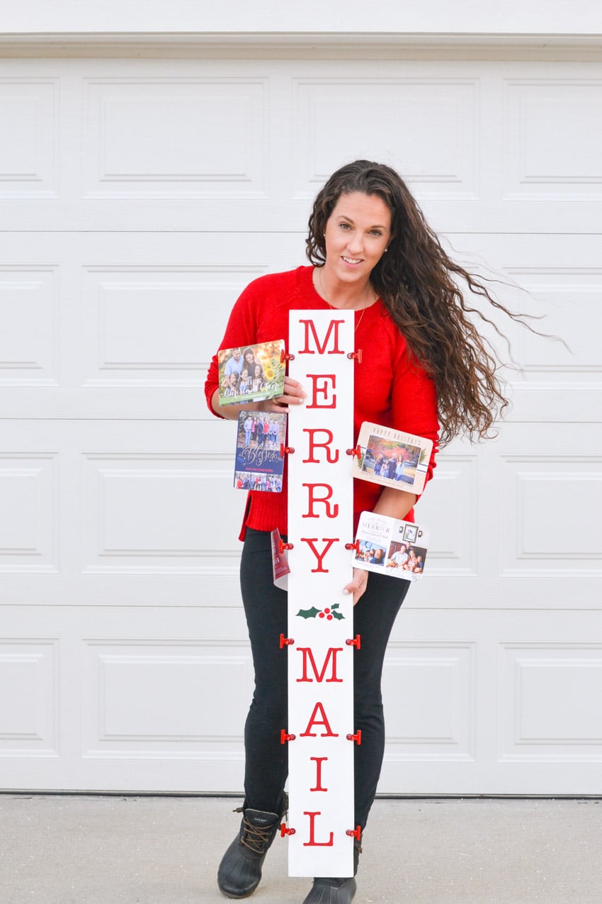 DIY Holiday Card Holder Gift with Cricut Joy - Three Little Ferns - Family  Lifestyle Blog