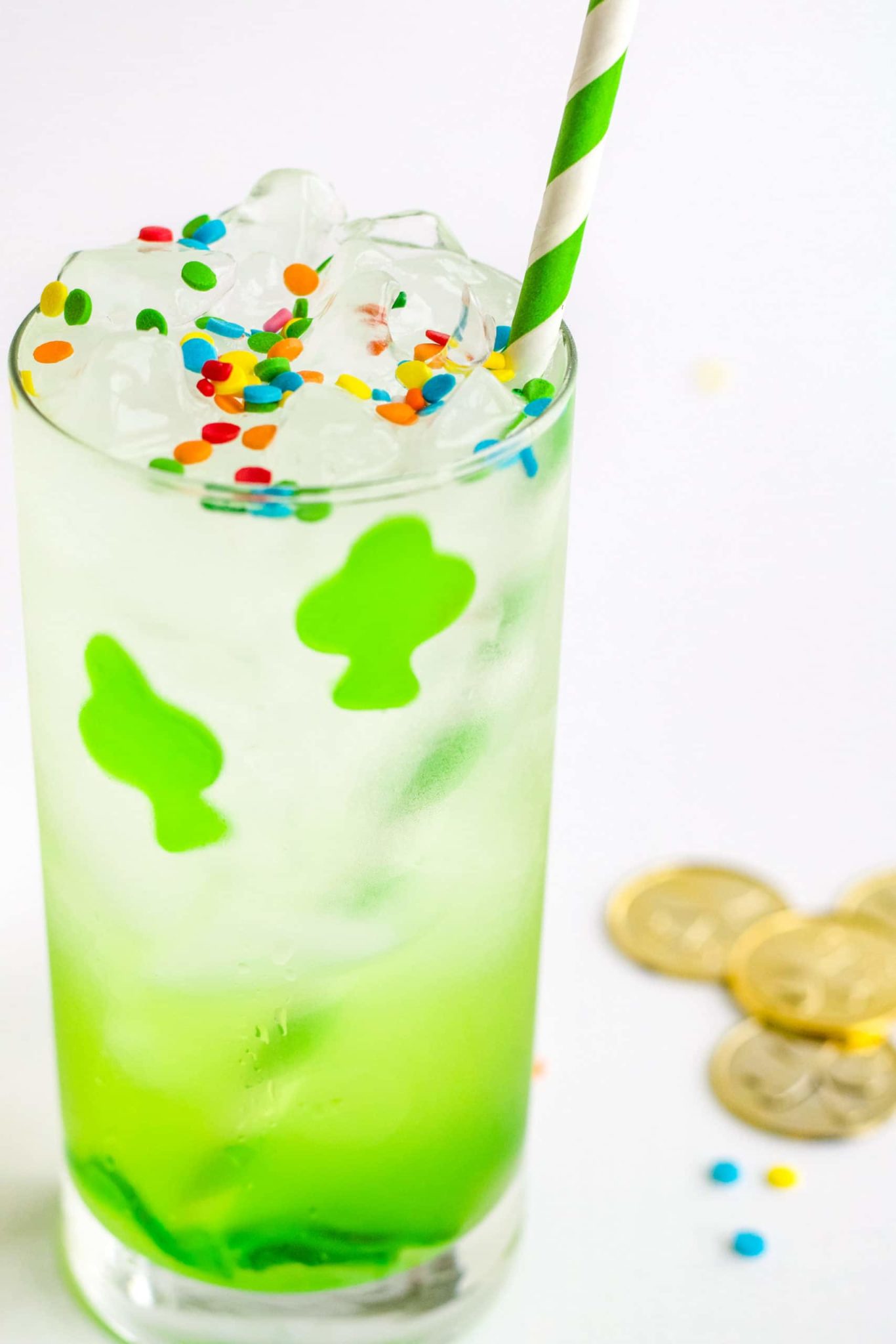 Green Layered St. Patrick’s Day Punch