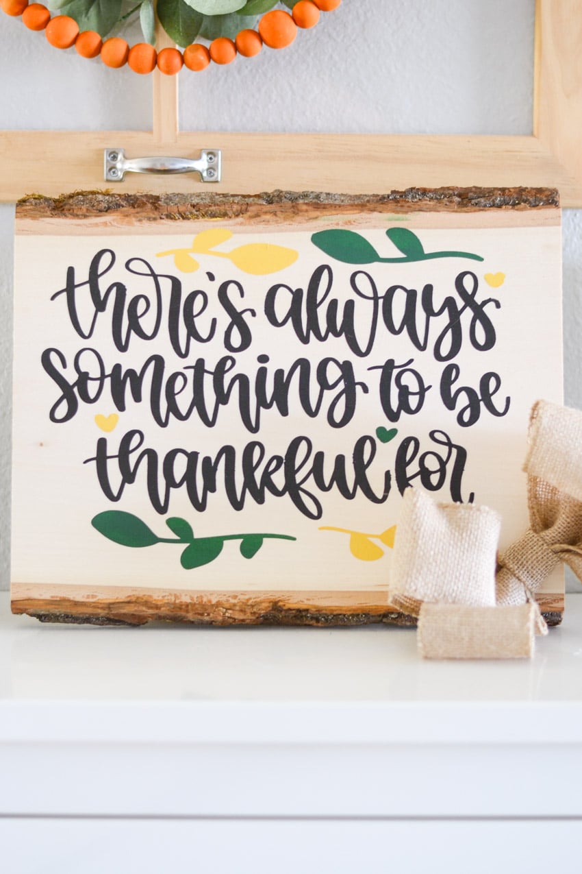 Cricut Stencils for Painted Thanksgiving Decor