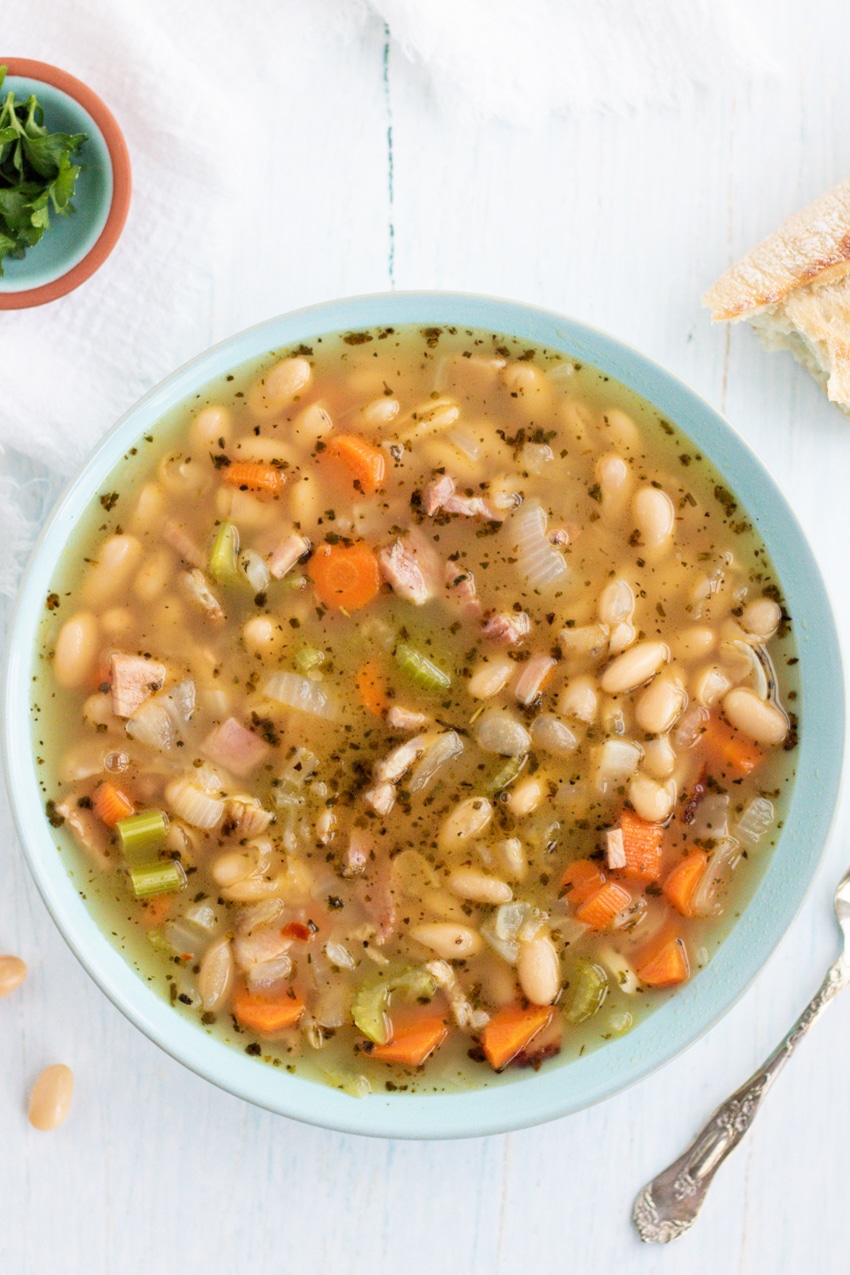 Ham and Bean Soup - Three Little Ferns - Family Lifestyle Blog